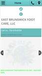 Mobile Screenshot of eastbrunswickfootcare.com